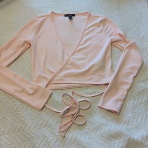 Pink Wrap Top